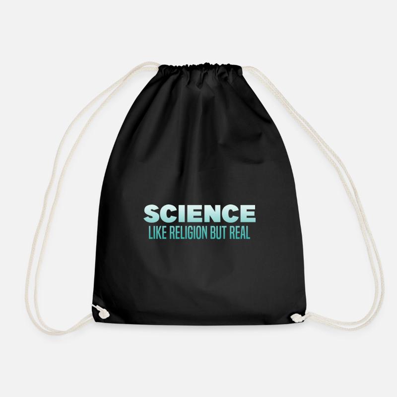 Atheism - Drawstring Bag - black