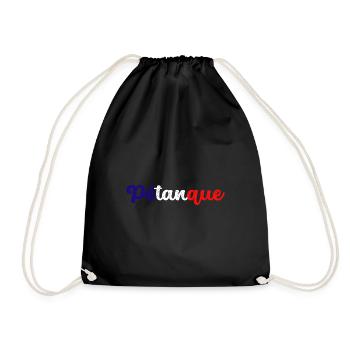 Petanque, pour joueur de boules - Sac de sport léger - noir - Devant