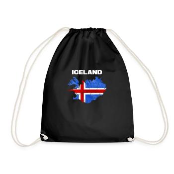 Islande - Sac de sport léger - noir - Devant