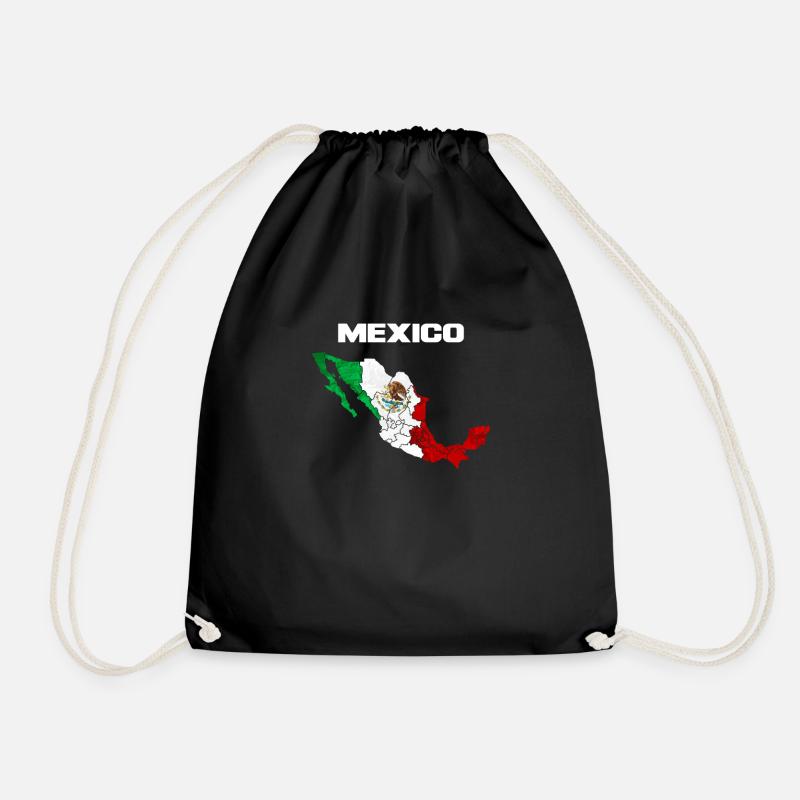 Mexiko - Turnbeutel - Schwarz