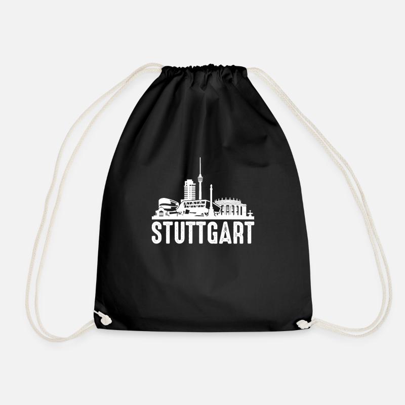 Stuttgart - Turnbeutel - Schwarz