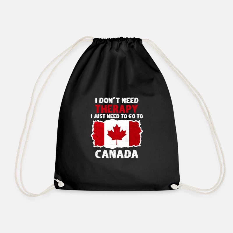 Canada Canada Idée cadeau Drôle - Sac de sport léger - noir