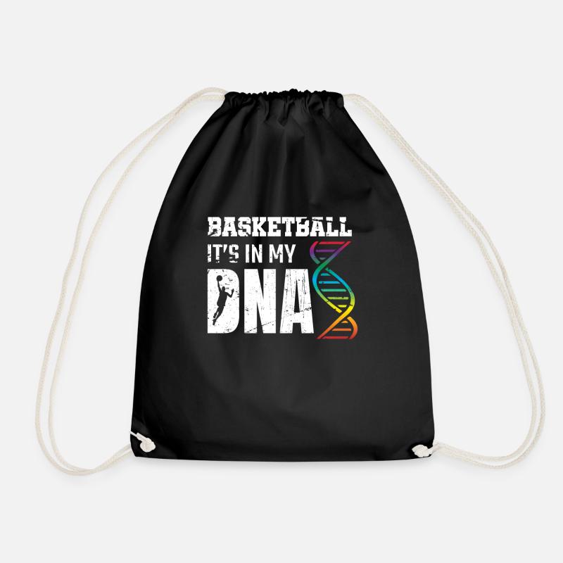 Basketball Basketballer GeschenkGeschenkidee - Turnbeutel - Schwarz