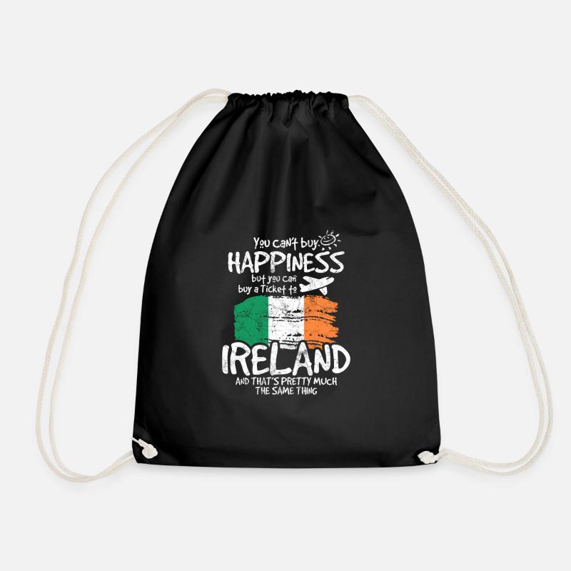 Irland - Turnbeutel - Schwarz