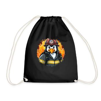 Brigade de pompiers Penguin - Sac de sport léger - noir - Devant