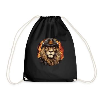 Pompier Leo - Sac de sport léger - noir - Devant