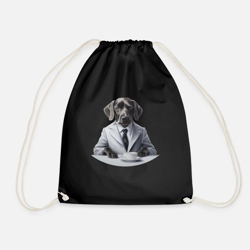 Hund wie Herrchen oder Frauchen - Turnbeutel - Schwarz