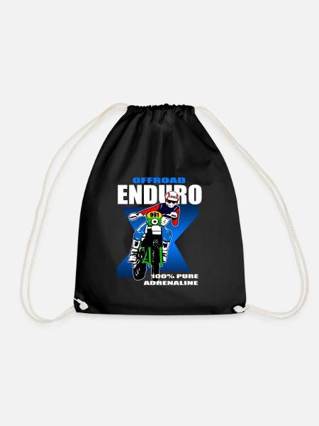 Enduro Offroad - Turnbeutel - Schwarz