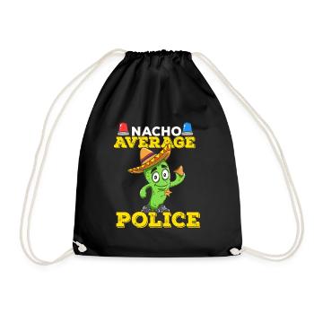 Cinco De Mayo Police - Drawstring Bag - black - Front
