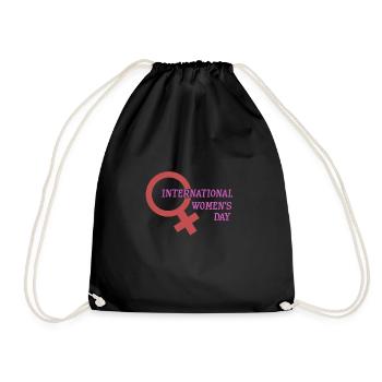 International Women’s Day - Femmes internationales - Sac de sport léger - noir - Devant