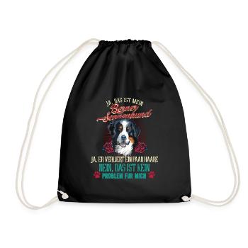Berner Sennenhund Problem - Turnbeutel - Schwarz - Vorne