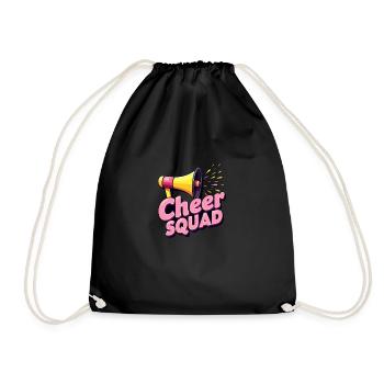 Cheerleading Cheer Squad Haut-parleur Art - Sac de sport léger - noir - Devant