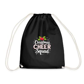 Cheer Squad de Noël Joie festive - Sac de sport léger - noir - Devant