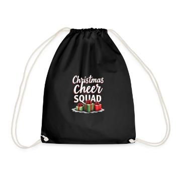 Noël Cheer Squad Cadeaux Humeur - Sac de sport léger - noir - Devant