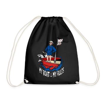 MON BATEAU MON CAPITAINE - Sac de sport léger - noir - Devant