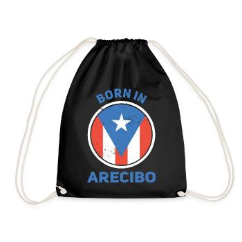 Puerto Rico - Drawstring Bag - black - Front