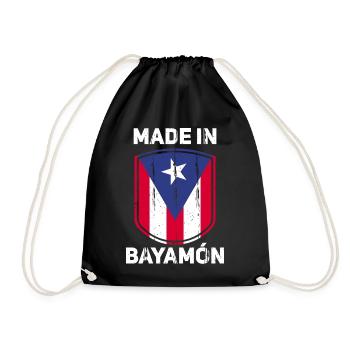 Puerto Rico - Drawstring Bag - black - Front