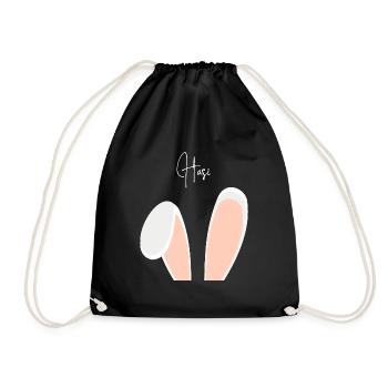 Hasi Easter sweetheart - Drawstring Bag - black - Front