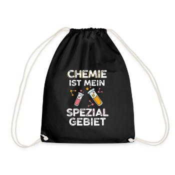 Chemie Lehrer - Turnbeutel - Schwarz - Vorne