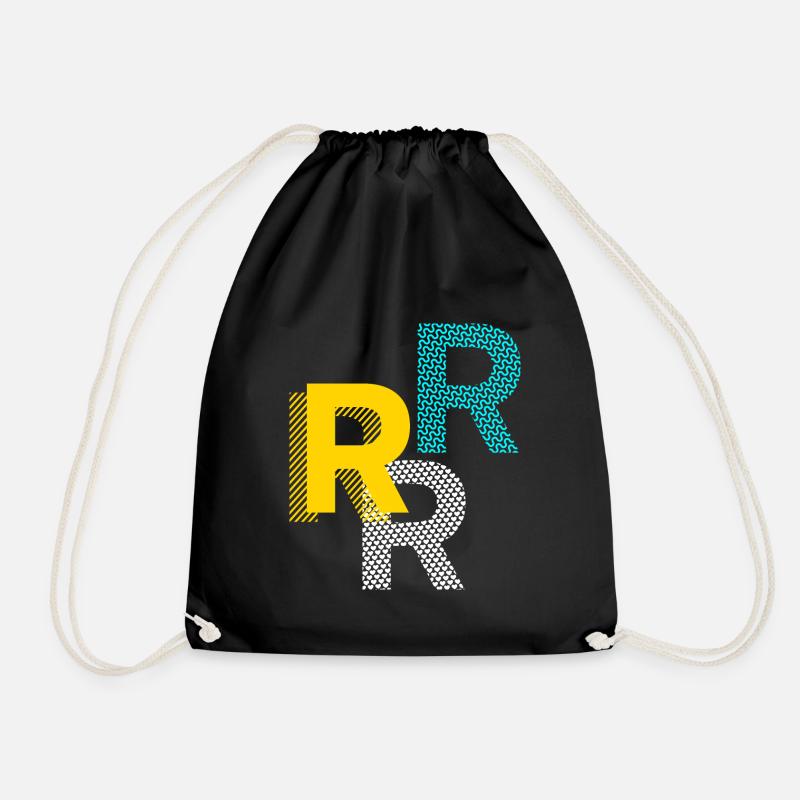 R r r r - Turnbeutel - Schwarz