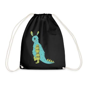 monster - Drawstring Bag - black - Front