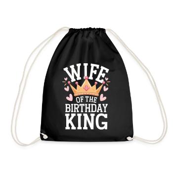 Femme Épouse Partenaire Famille Marié - Sac de sport léger - noir - Devant