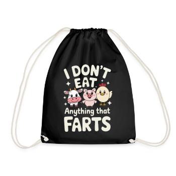 Végétarien Végétalien Végétarien Végétarien - Sac de sport léger - noir - Devant