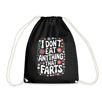 Végétarien Végétalien Végétarien Végétarien - Sac de sport léger - noir - Devant