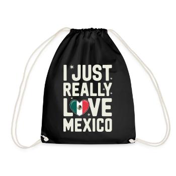 Mexico Mexico Mexican Spanish - Drawstring Bag - black - Front