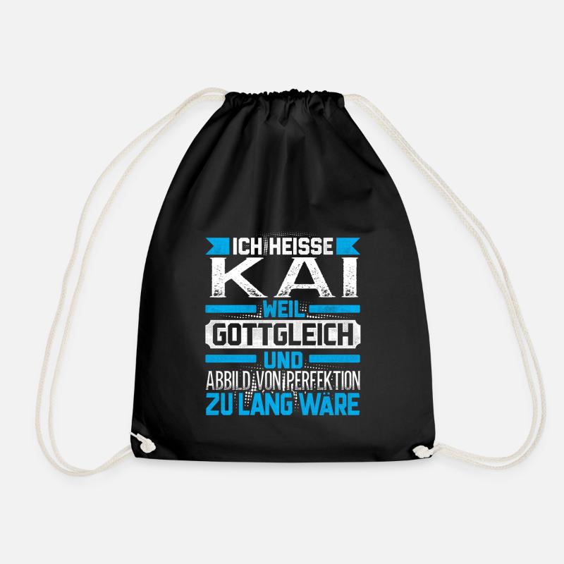 KAI - Gottgleich - Turnbeutel - Schwarz