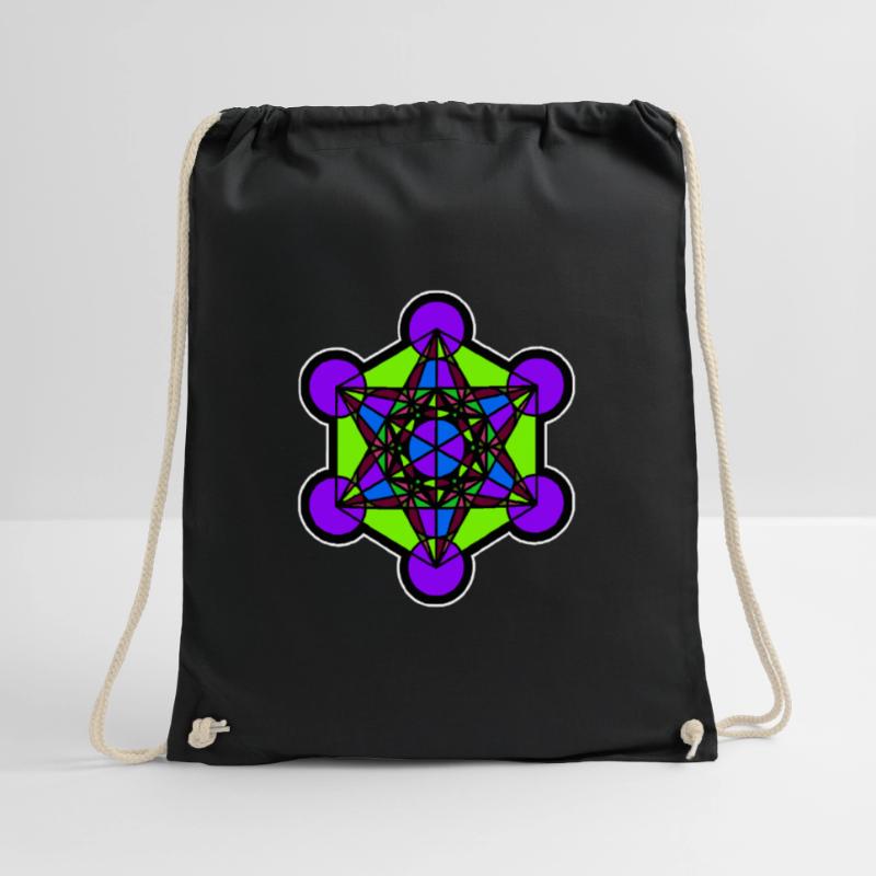Metatron Cube - Sacred Geometry - Goa - Gift Drawstring Bag