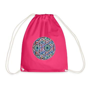 Psytrance Festival Goa Party Yoga Meditation Aum - Sac de sport léger - fuchsia - Devant