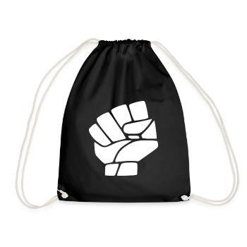 Revolution hand - Turnbeutel - Schwarz - Vorne