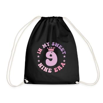 In My Sweet Nine Era 9th Birthday Groovy 9th - Sac de sport léger - noir - Devant
