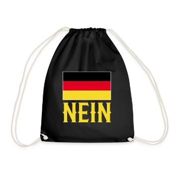 Germany No - Drawstring Bag - black - Front