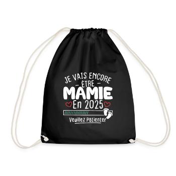 Je Vais Encore être Mamie En 2025 - Sac de sport léger - noir - Devant