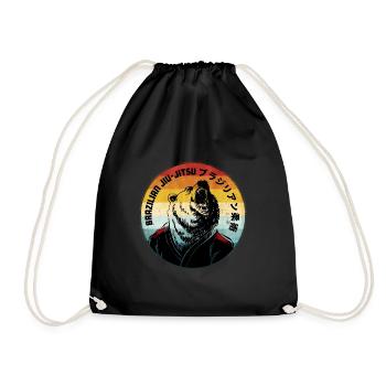 Brazilian Jiu-Jitsu - Turnbeutel - Schwarz - Vorne