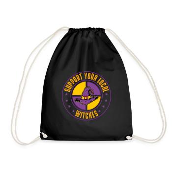 Witches - Drawstring Bag - black - Front