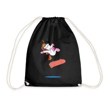 Échec de la licorne - Sac de sport léger - noir - Devant
