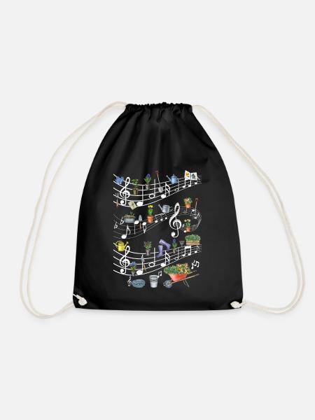Musique Jardin - Garden Music - Sac de sport léger - noir