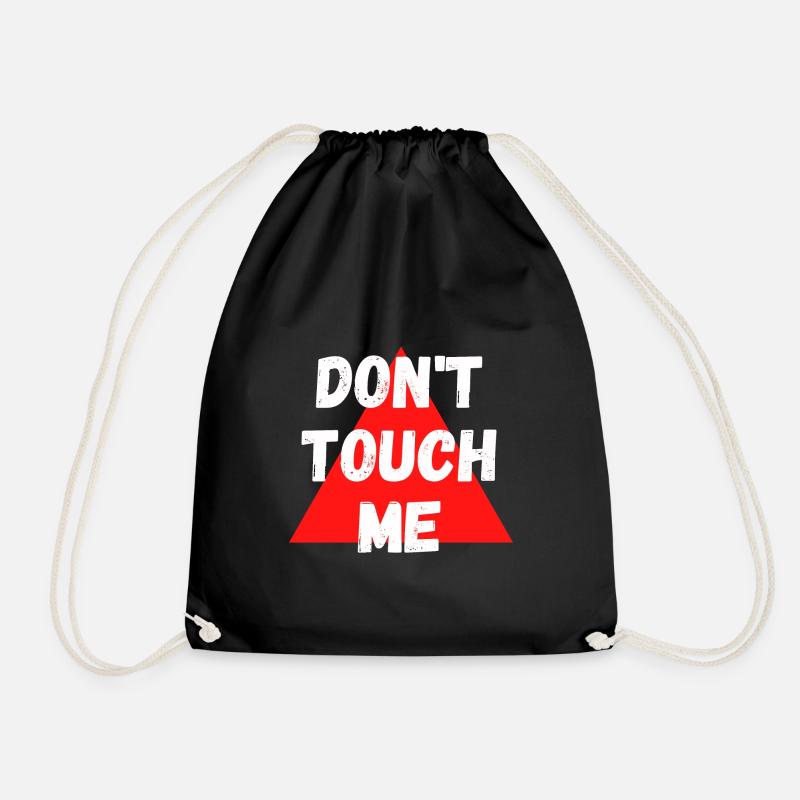 Ne me touche pas - Sac de sport léger - noir
