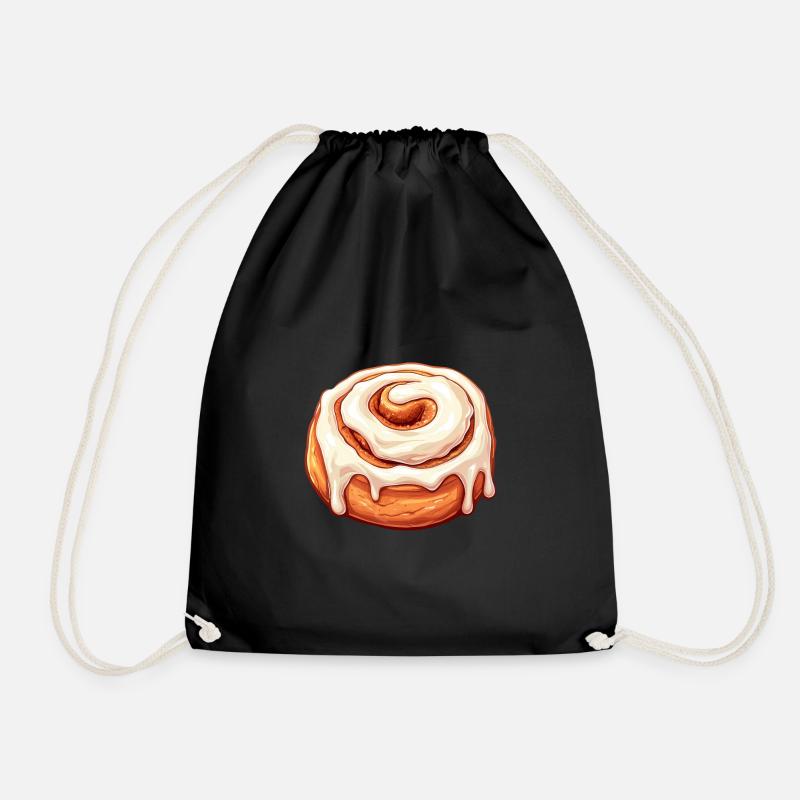 Brioche à la cannelle - Sac de sport léger - noir