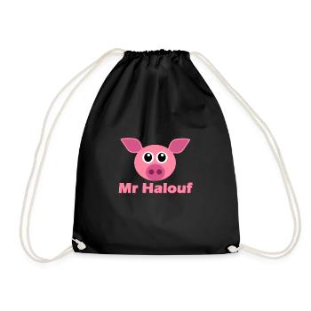 Mr Halouf - Sac de sport léger - noir - Devant