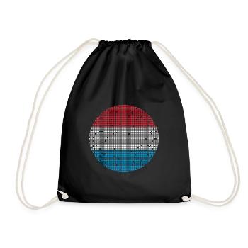 Drapeau luxembourgeois Drapeau luxembourgeois Accueil - Sac de sport léger - noir - Devant
