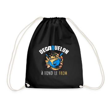 DECAQUELON à Fond le From - Appareil à Fondue - Sac de sport léger - noir - Devant