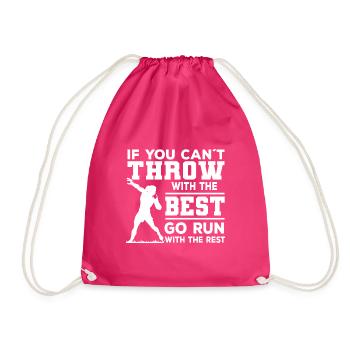 Lancer de poids - Sac de sport léger - fuchsia - Devant