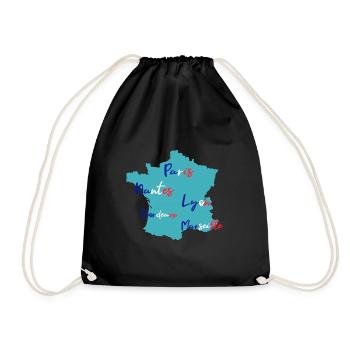 France - Sac de sport léger - noir - Devant
