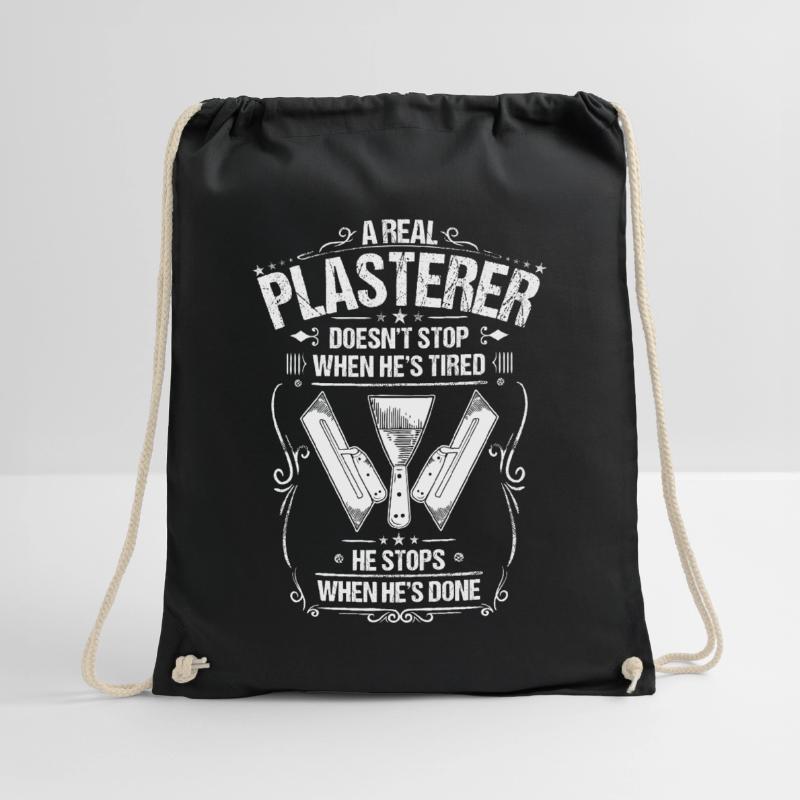 Plasterer plasterer plasterer plasterer Drawstring Bag