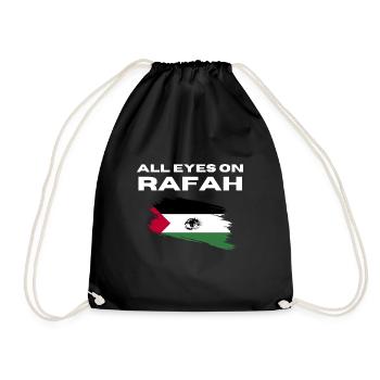 Tous les yeux sont rivés sur Rafah : la colombe de la paix - Sac de sport léger - noir - Devant