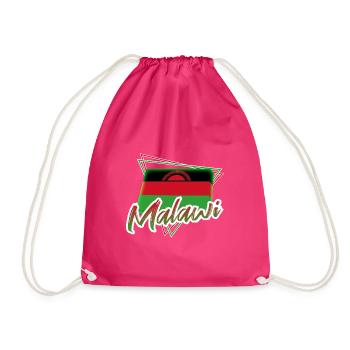 Malawi - Drawstring Bag - fuchsia - Front